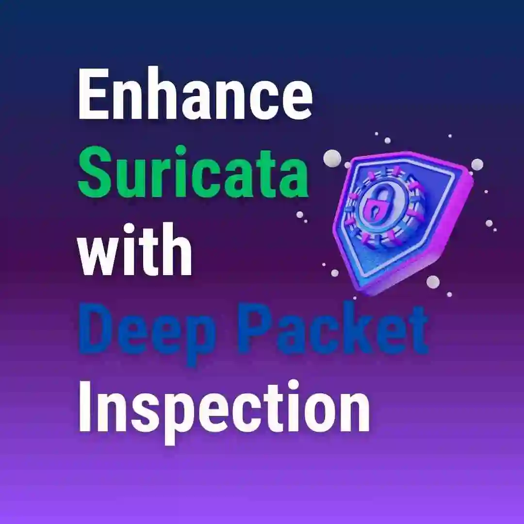 Suricata Deep Packet Inspection monitoring encrypted network traffic