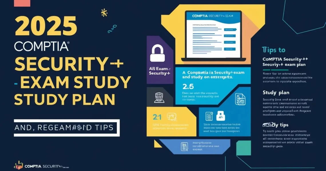 CompTIA Security+ SY0-701 exam study schedule for 2025